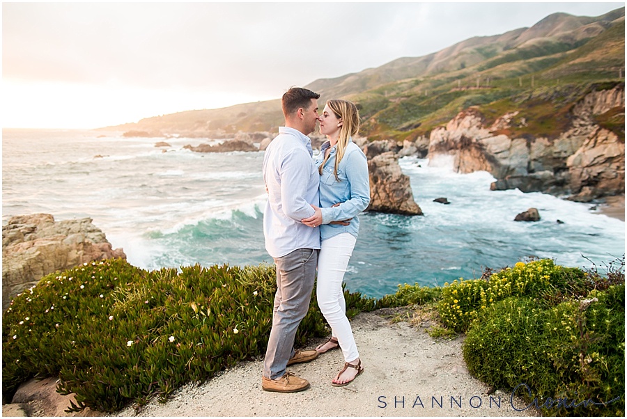 Pacific Grove and Big Sur engagement session by Shannon Cronin 